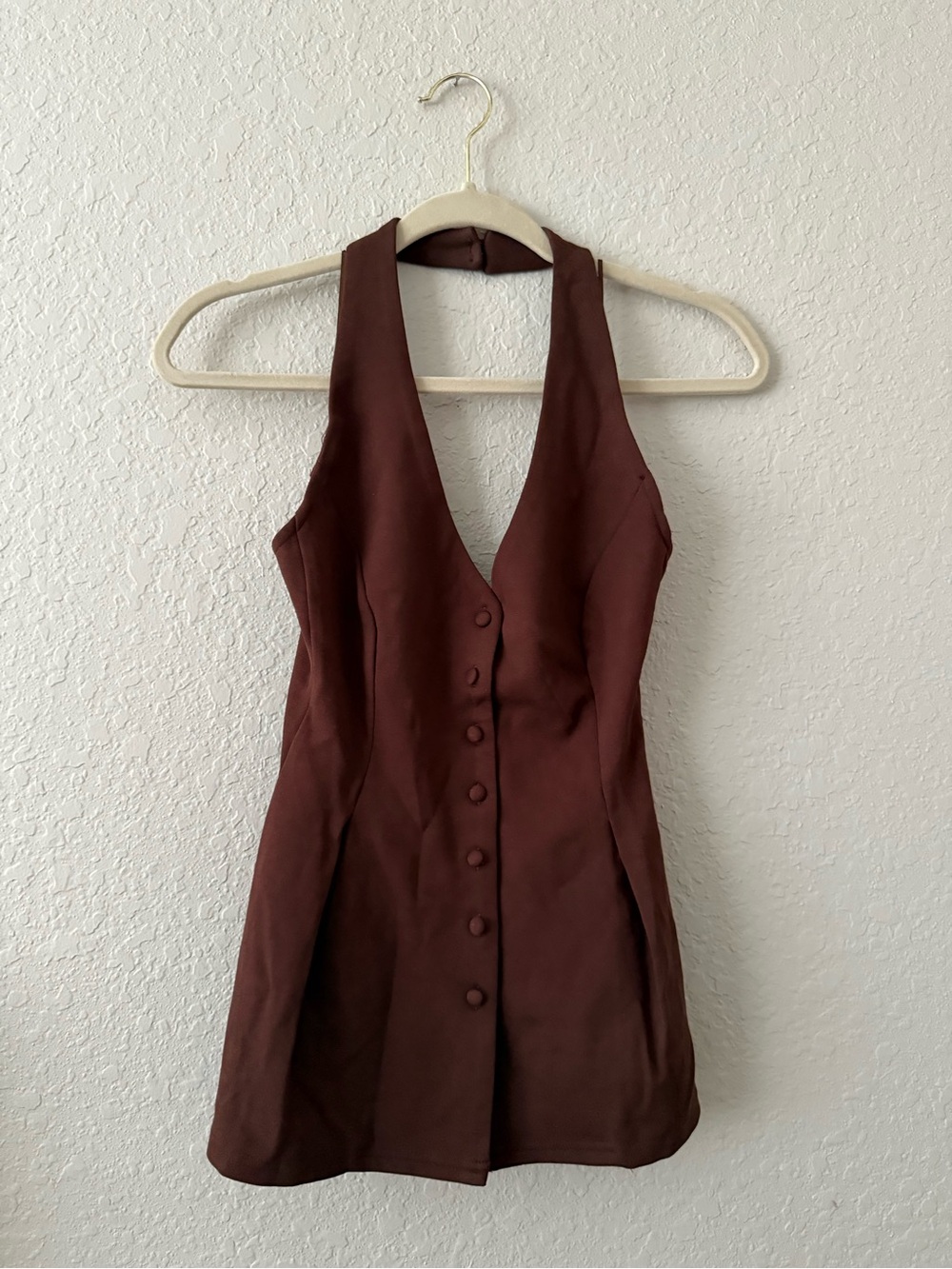 Brown Chic Halter Top